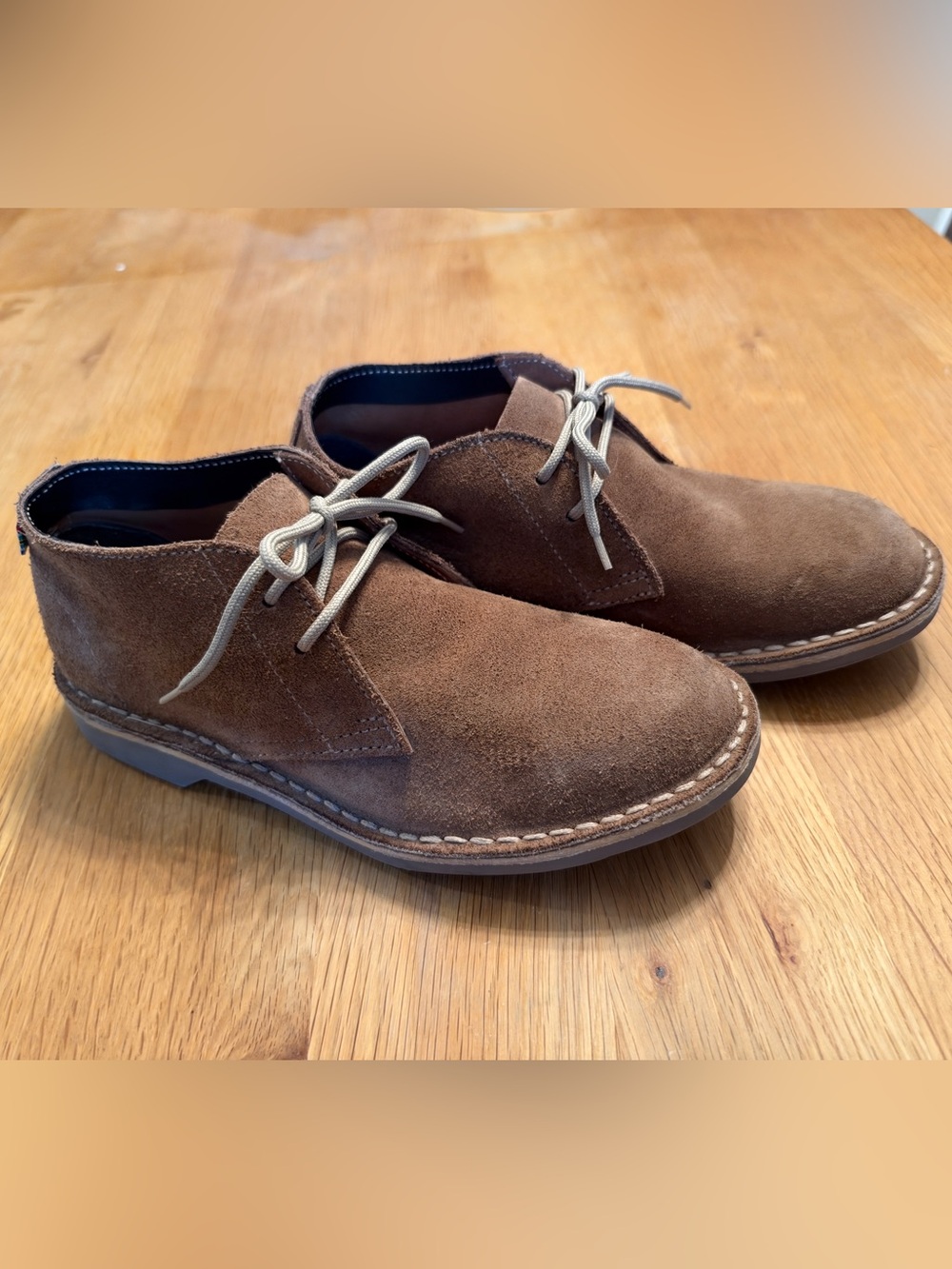 Men's Suede Veldskoen Chukka Boots in Brown - M6 / W8 / EU38